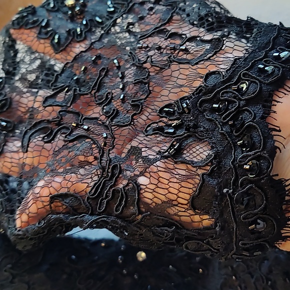 Montage by Mon Cheri Long Black Wedding Formal Evening Size 14 - Picture 11 of 11